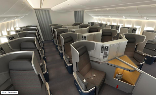 American Unveils New 777 300er Cabins Including New Business Class One Mile At A Time
