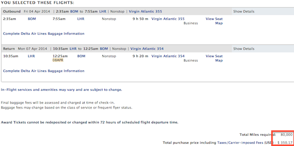 virgin atlantic checked baggage cost