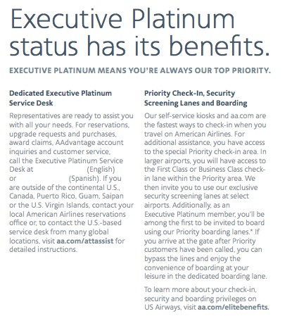 American Airlines Executive Platinum Phone Desk One Mile At A Time
