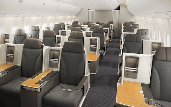 American Airlines Reconfigured 777 200 Seatmap With New Business