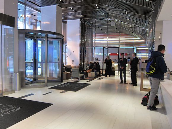 Review Hyatt Times Square New York One Mile At A Time Hyatt Times Square Lobby