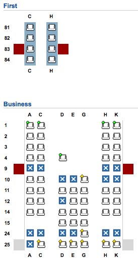 Lufthansa 747 400 Seat Map