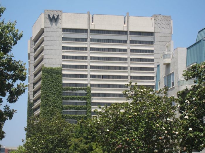 When Hotels Invent Their Own Geography One Mile At A Time The W Los Angeles Back When It Was Located In Westwood