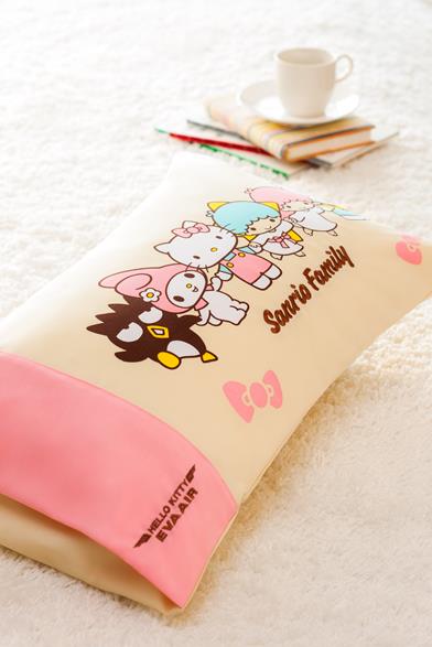 Breaking Eva Air Hello Kitty Plane Getting New Pillow Covers