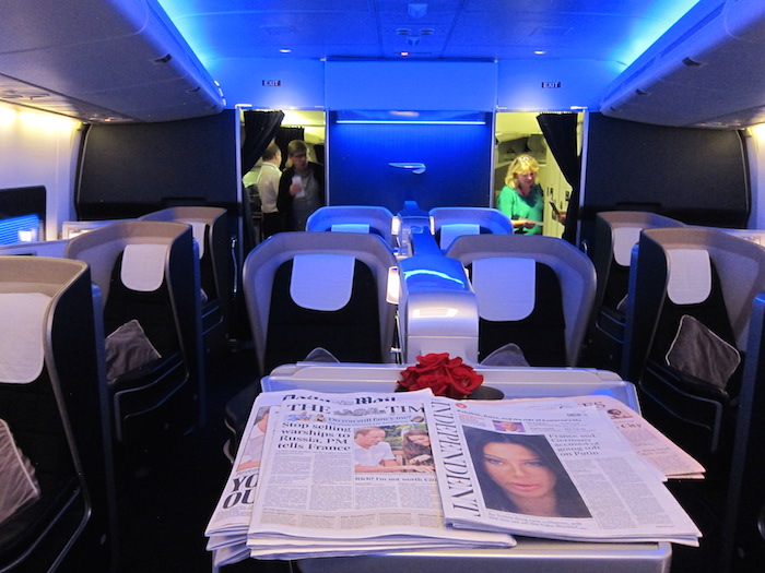 British Airways 747 First Class