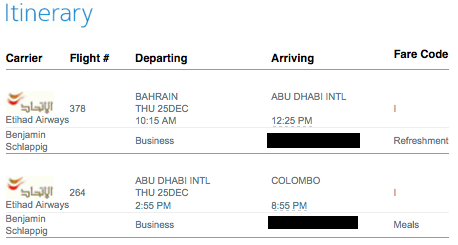 flight etihad itinerary missed 55pm arriving dhabi departing ck abu colombo