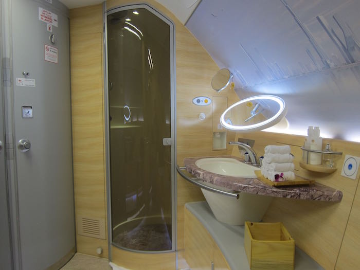 Guide To The Emirates A380 First Class Shower Suite One Mile At