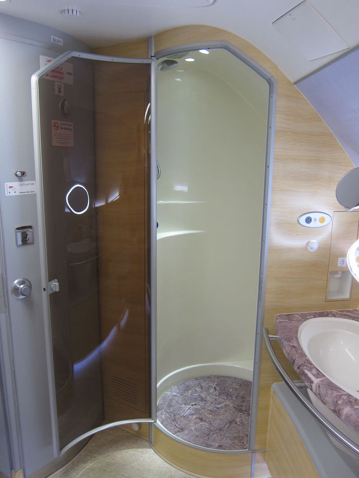 Guide To The Emirates A380 First Class Shower Suite One Mile At