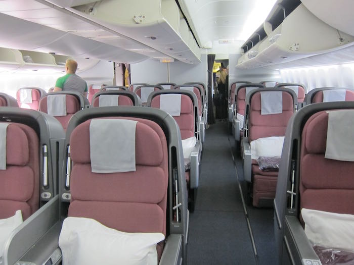 Qantas Business Cl 747 Review I One Mile At A Time Qantas Business Cl 747 Review I One