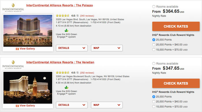 Ihg 50 Off Las Vegas Promotion Now Live One Mile At A Time