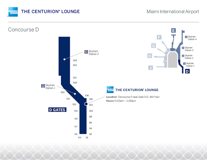 centurion lounge locations
