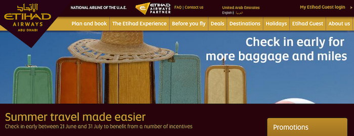 etihad check in baggage limit