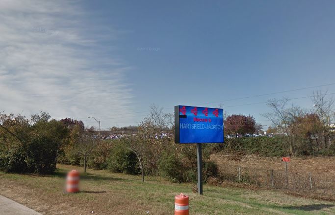 They probably used a digital sign in case they need to change the name again