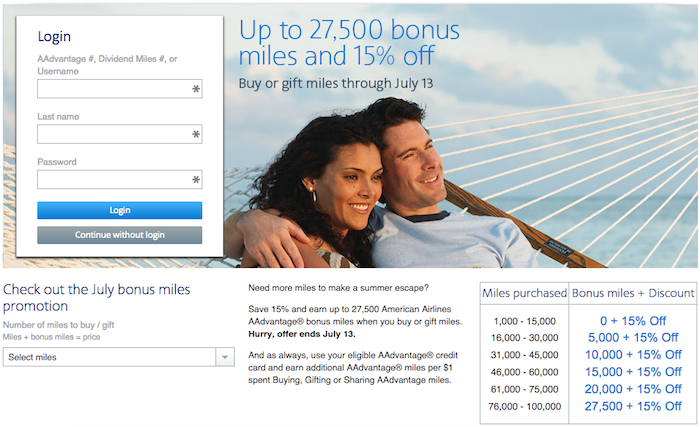 Aadvantage Bonus