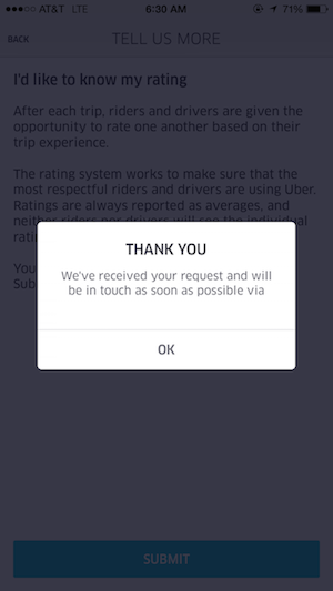 How To Check Your Uber Rating | One Mile at a Time