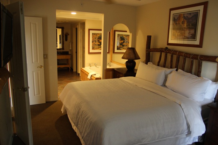 Master bedroom and bath
