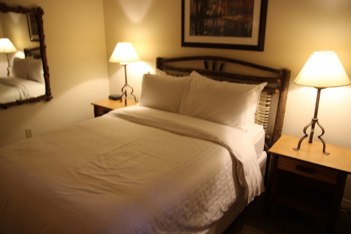 Queen bed in second bedroom