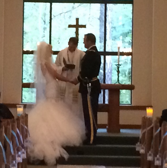 I wish I'd brought a sword to my wedding....