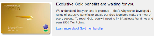 earned value gold card