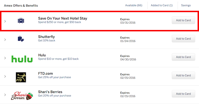 Save $14 On Your Next Hotel Stay With Amex Offers One Mile at a Time Save $14 On Your Next Hotel Stay With Amex Offers One Mile at a Time