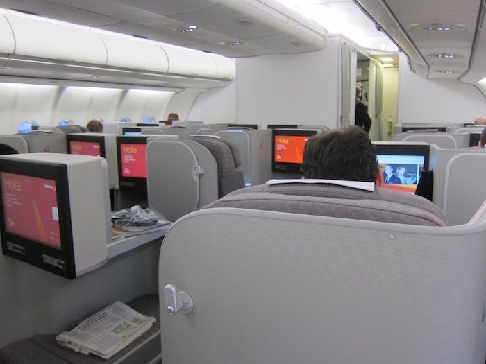 Review Iberia Business Cl A340 New York To Madrid One Mile At Iberia Business Cl A340 22