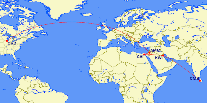 royal jordanian routes
