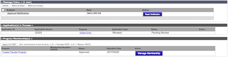 My Experience Renewing Global Entry One Mile At A Time