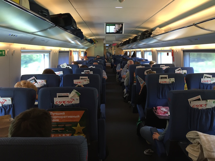 Review Sapsan Train Business Class From St Petersburg To Moscow