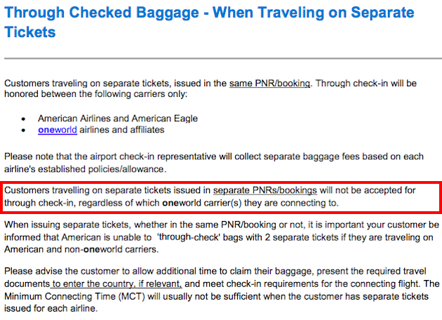 american eagle baggage fees