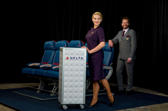 Delta S New Uniforms Are Purple One Mile At A Time