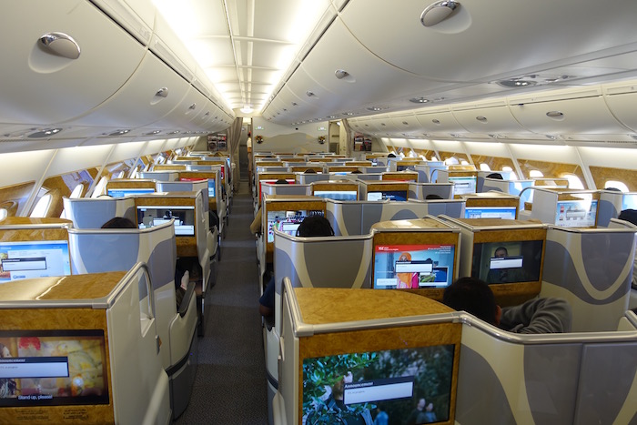 emirates business class cabin baggage