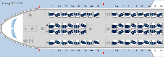 United 777 Seating Chart International