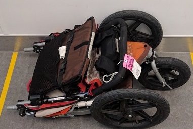 flying with a bob stroller
