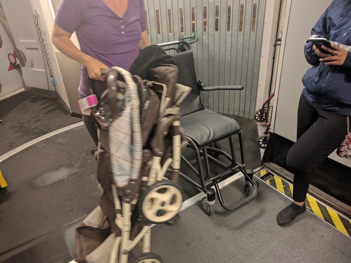 flying with a bob stroller