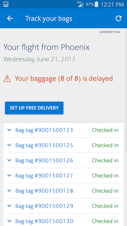 american airlines lost baggage dfw