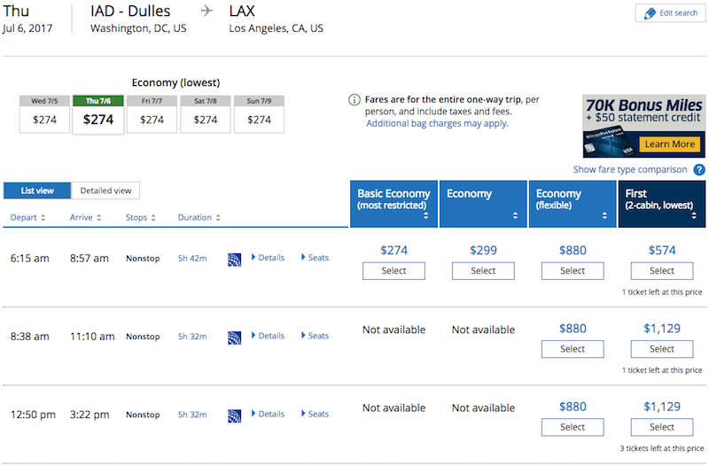 United Backtracks On Basic Economy... A Little One Mile at a Time