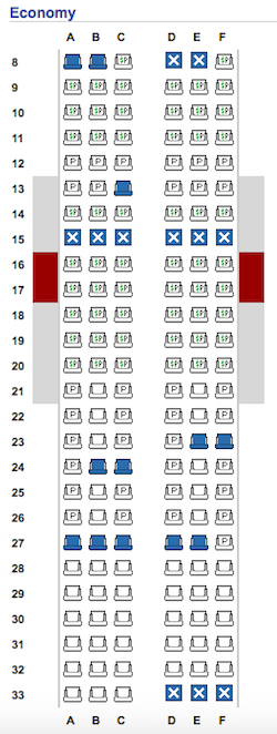 Virgin Boeing 737 800 Seat Map | Two Birds Home