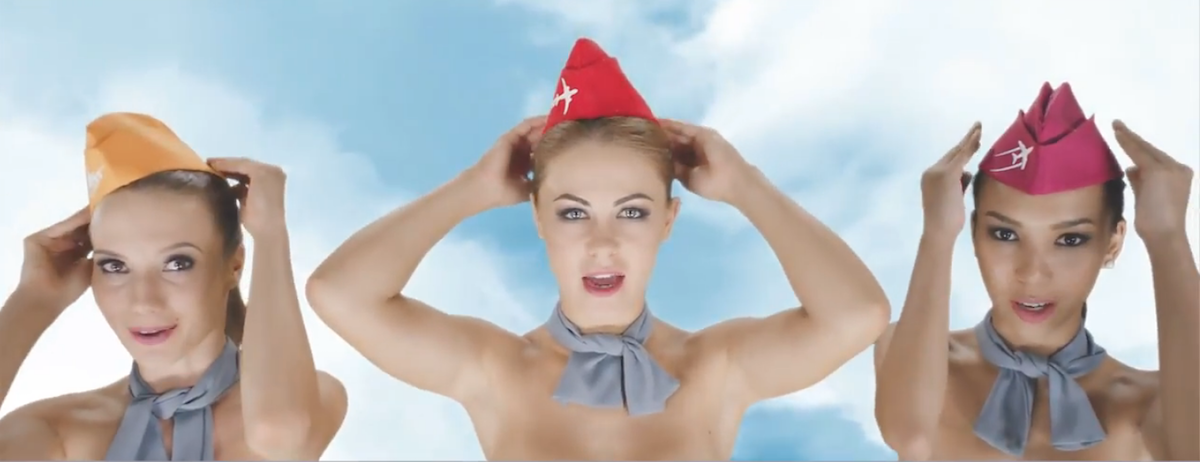 Oh My Travel Agency Uses Nearly Naked Flight Attendants In Ad Campaign One Mile At A Time