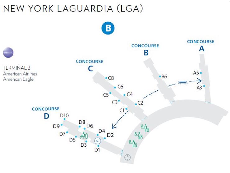 Laguardia Airport Map