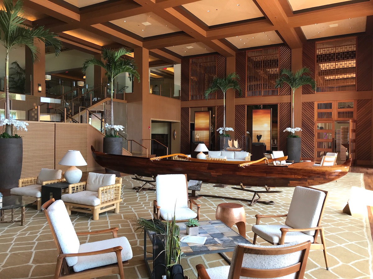 Review Four Seasons Resort Lanai One Mile At A Time Four Seasons Lanai Lobby