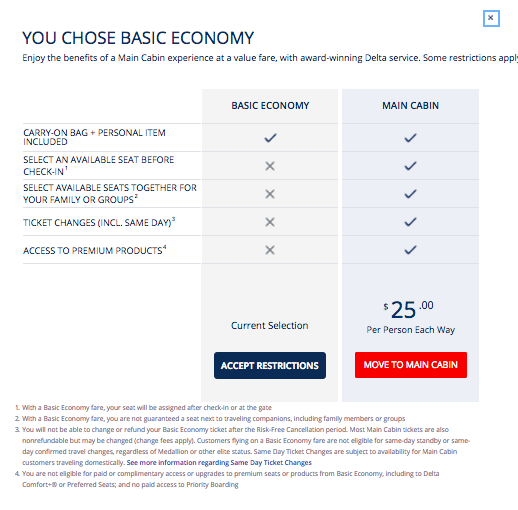 When Does It Make Sense To Book Delta Basic Economy One Mile At A Time