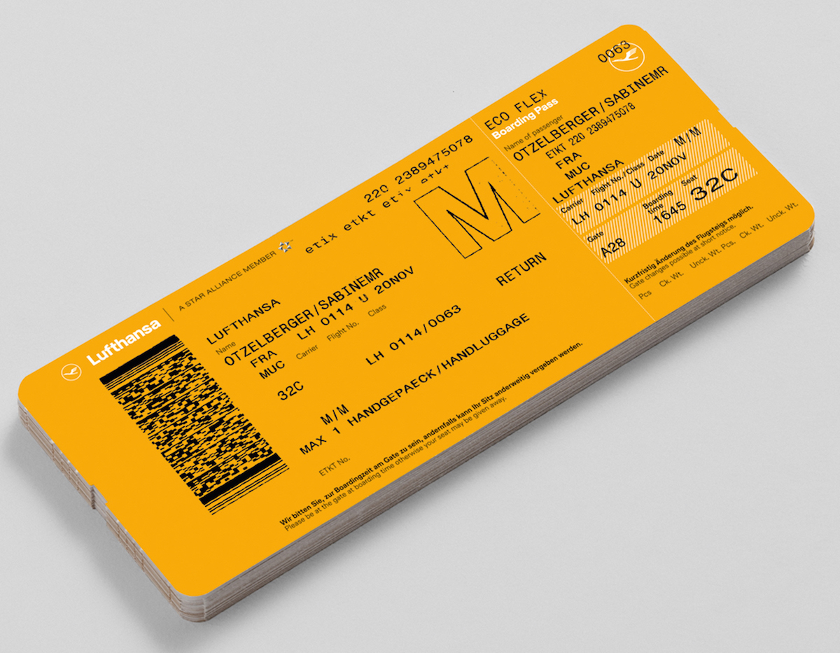 Lufthansa S Confusing New Brand Design Revealed One Mile At A Time