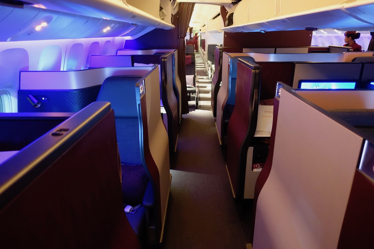 Review Qatar Airways Qsuites 777 New York To Doha One Mile At A