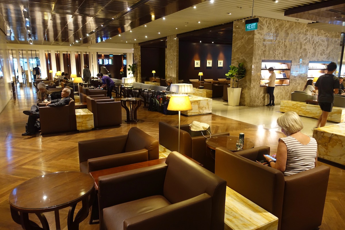 SQ Business Lounge SIN Airport Review I One Mile At A Time