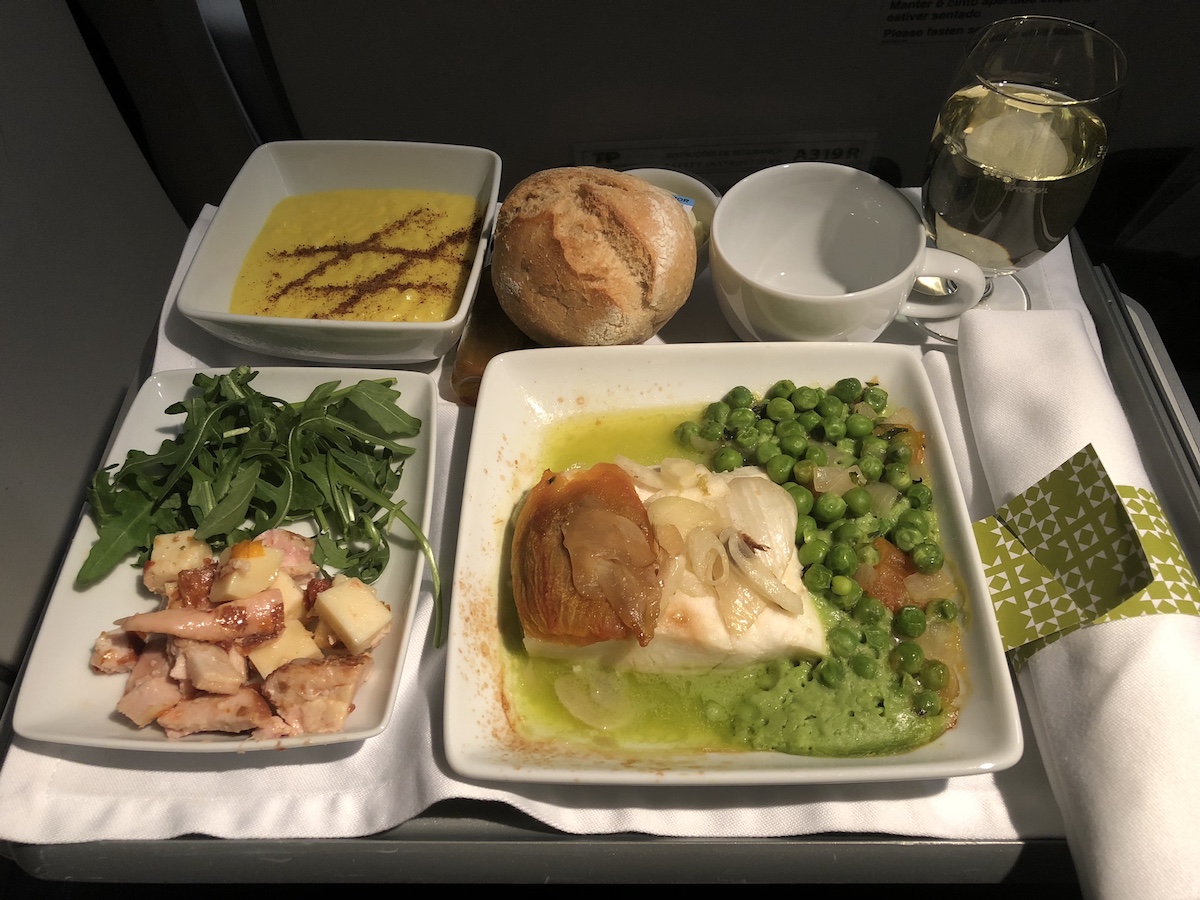 TAP Portugal Business Food Review I One Mile At A Time