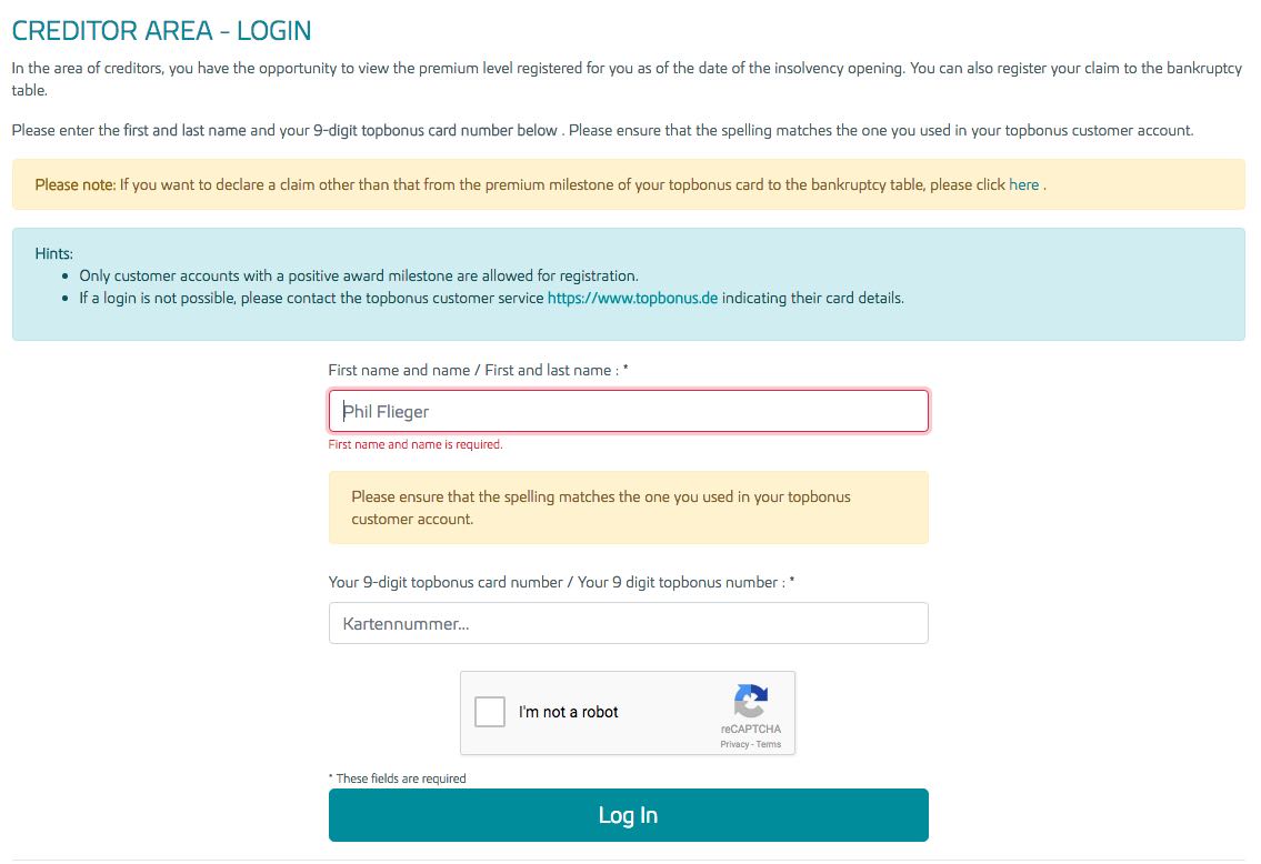 Last Day To Submit Airberlin Topbonus Compensation Claim One