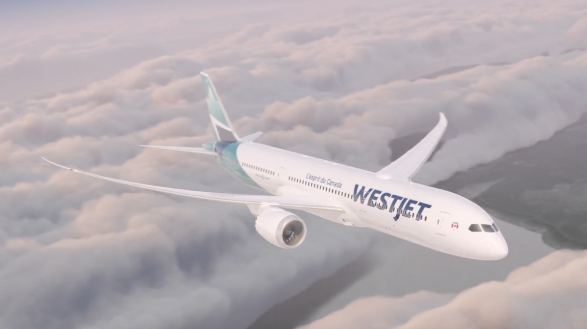 Westjet Reveals New 787 Interiors And Livery One Mile At A Time