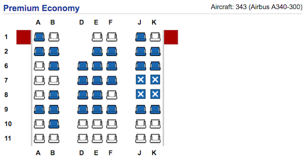 Norwegian Air Seating Chart