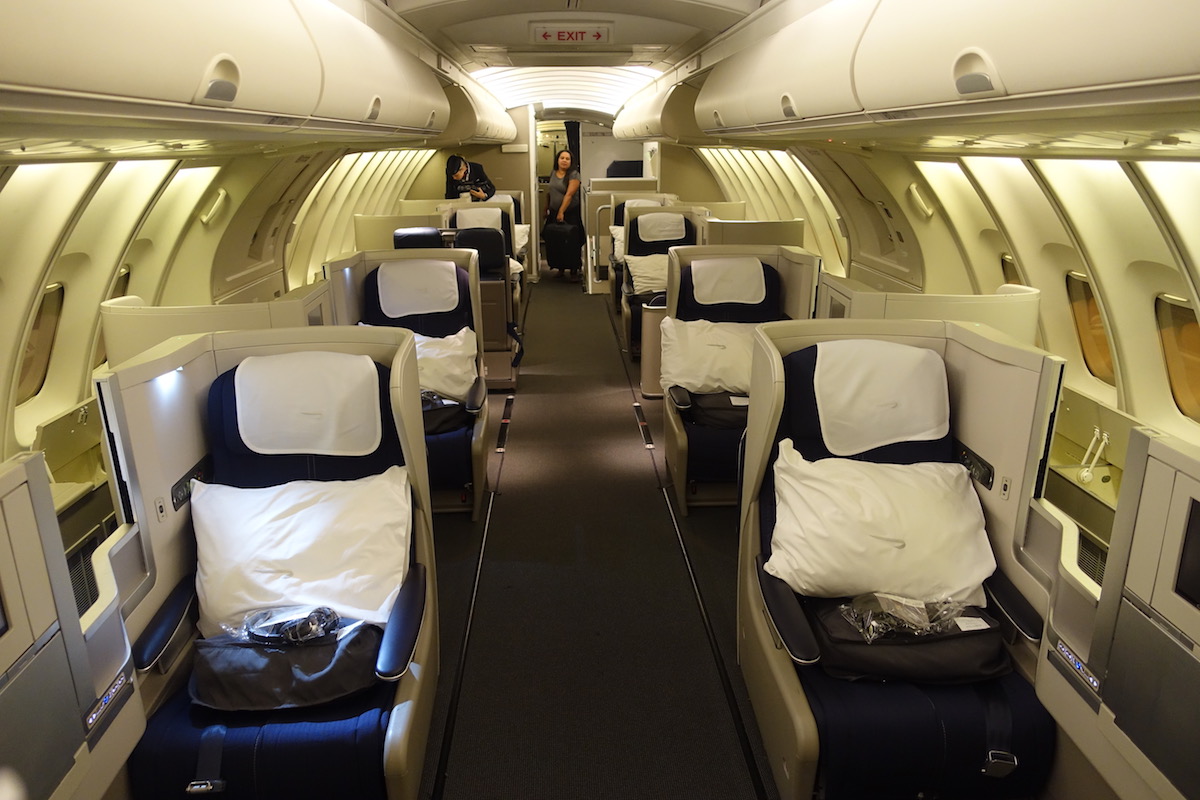 747 Business Class Seats