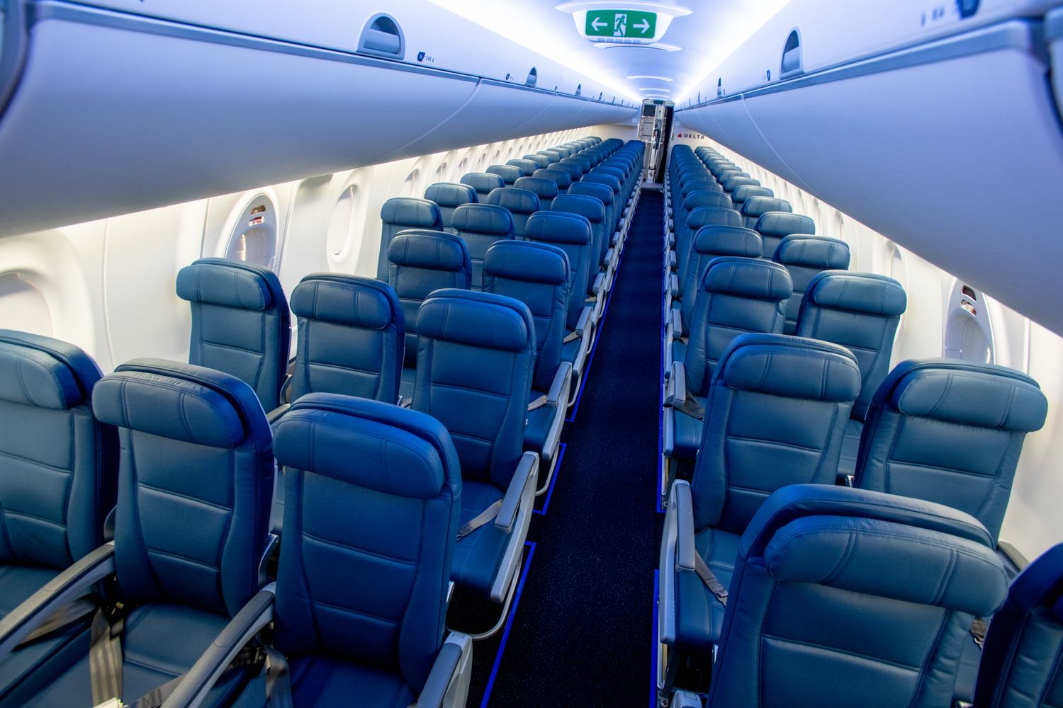 Delta Shares First Glimpses Of A220 Interiors One Mile At A Time